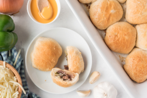 Philly Cheesesteak Stuffed Rolls -5 -1