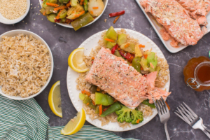 C) Slow Cooker Slamon and Veggies – 5
