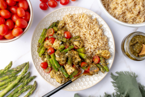 Skillet Pesto Chicken and Asparagus – 5