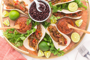 B) Slow Cooker Steak Fajitas – 5