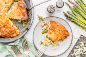 Crustless Prosciutto Asparagus Quiche – 5-3